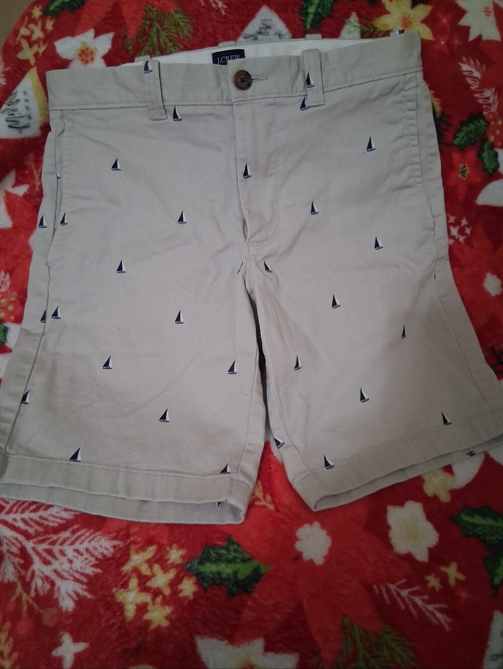 J.Crew Khaki Chino Shorts 9" Inseam Size 29